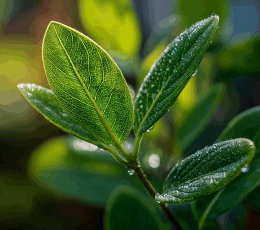 Foglie di Lonicera japonica